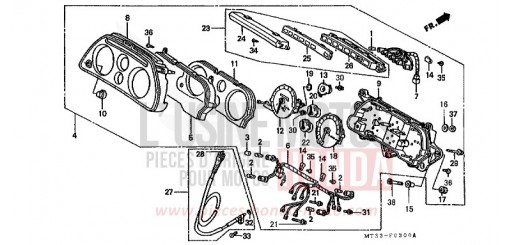 METER (ST1100L/M/N/P/R) ST1100N de 1992